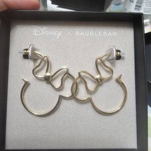 NIB Disney Minnie Mouse Baublebar Earrings